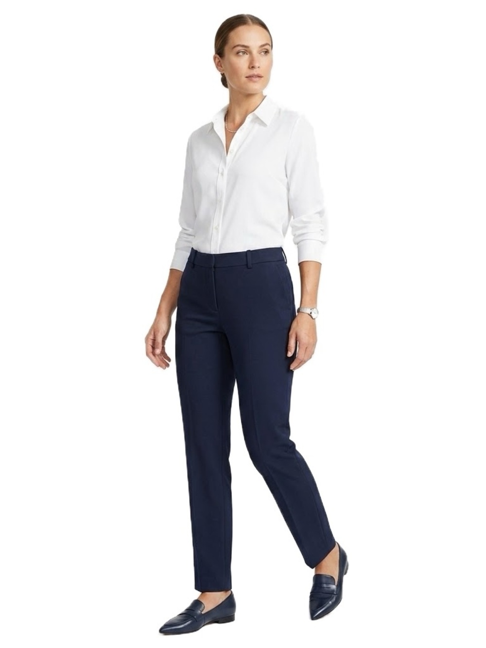 Theory Women’s Navy Tailored Dress Pants